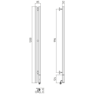 Electric radiator "Nuance" (1200) 